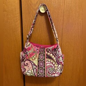 Vera Bradley Very Berry Paisley Medium Shoulder Bag